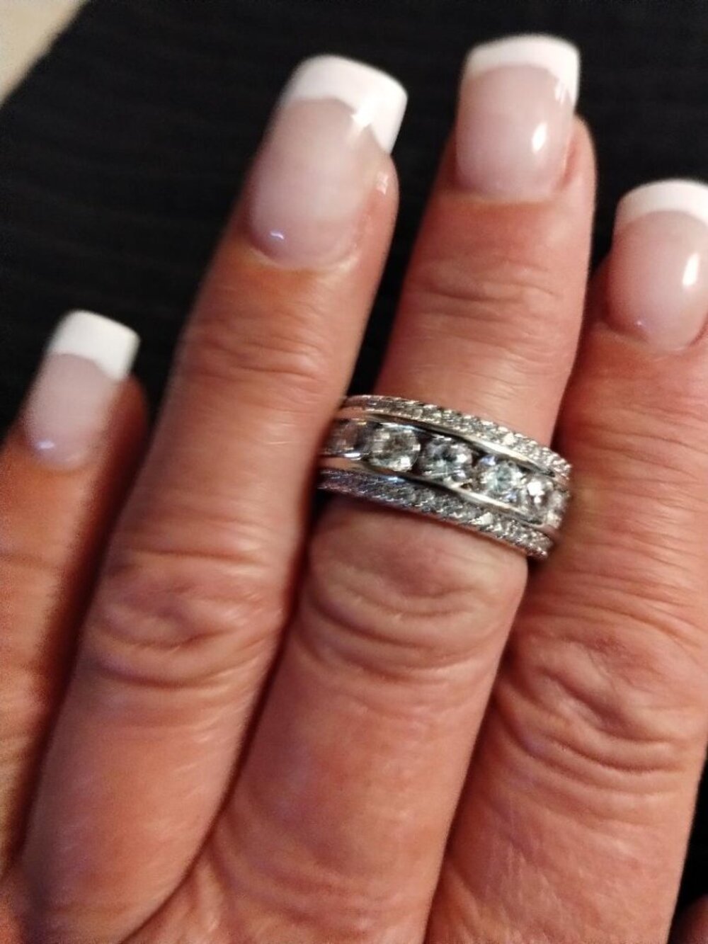 Sterling Silver Eternity Ring - Picture 3 of 8